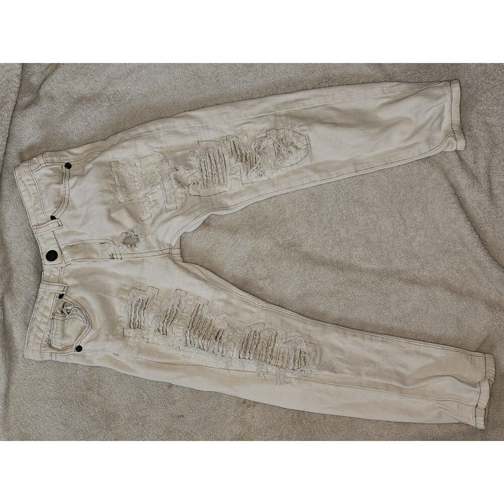 Waimea White Distressed Size 6 Skinny